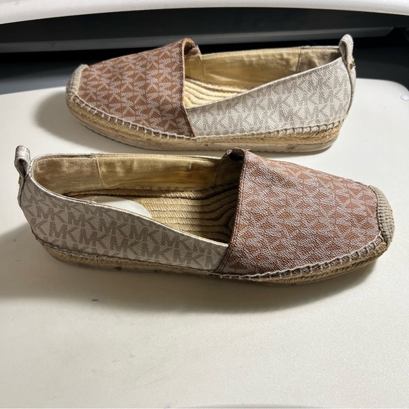 Michael Kors Lenny logo slip on Espadrille Shoes - Picture 3 of 8